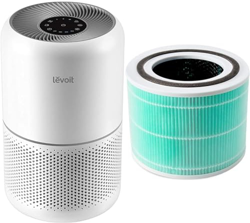 LEVOIT Luftreiniger H13 HEPA Luftfilter für Allergiker & Core 300 und Core 300S Toxin Ersatzfilter gegen 99,97% von Luftverschmutzung Rauch Abgas, H13 HEPA Filter
