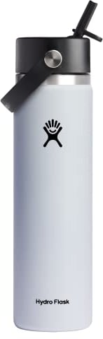 Hydro Flask Wide Flex Straw Cap White 24 Oz