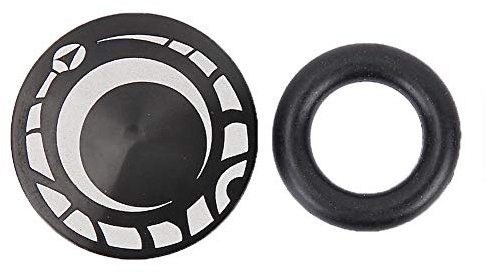Fydun Aluminiumlegierung, Mountainbike, Hohlkurbel, Staubschutz, Abdeckung, Fahrradzubehör, Tretlager, Abdeckung Holloe, Staubschutzstöpsel, Pedal, Schwarz