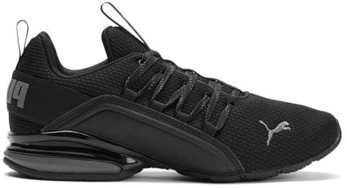 PUMA Axelion Refresh Herren-Laufschuhe, breit, Schwarz, Größe 40