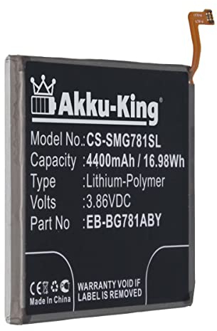Akku kompatibel mit Samsung EB-BG781ABY - Li-Polymer 4400mAh - für Galaxy S20 FE 5G, S20 Fan Edition, SM-G7810, SM-G781U1/DS, SM-G781W, SM-G781B/DS