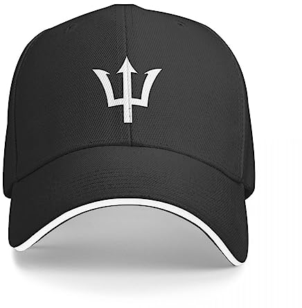 OAKITA Basecap Dreizack Barbados Dreizack Baseballmütze Hut Mann Für Die Sonne Luxus Mann Hut Hut Frauen Herren