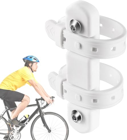 Maciun Wasserflaschenhalter für Fahrrad, ohne Schrauben, Gurt für Wasserflaschenhalter, Flaschenclip aus Silikon für Fahrrad – verstellbare Halterung für Fahrrad-Trinkflasche