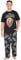 Marvel Deadpool and Wolverine Mens Pyjama Set, Soft Comfortable PJs Loungewear - Gifts for Men (Black Deadpool Wolverine, S)