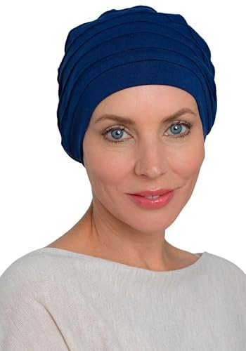 Deresina Harmony - Bonnet en bambou pour femme, Denim marin, taille unique