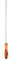 sourcing map Slotted Screwdriver SL13 26 Extra Long 19 Square Shank CR-V Flat Head Screwdrivers with Striking Cap for Industry and Automobile Repair