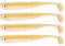 Zanderbait 16cm Blondi, Angelköder, Kunstköder, Zanderbait, Zanderköder, Softbait, Gummifisch, Gummiköder, Lieferumfang 4 Stück.