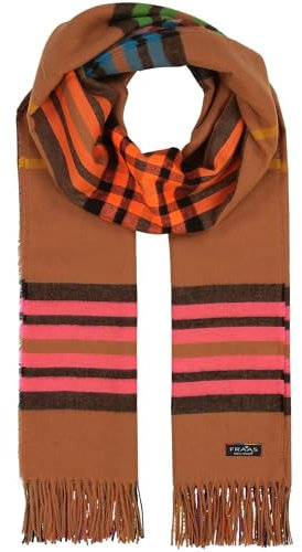 FRAAS Cashmink Schal 88 x 220 cm - Weicher als Kaschmir - Made in Germany - XXL-Schal kariert für Damen und Herren - Perfekt für Herbst und Winter Rabbit