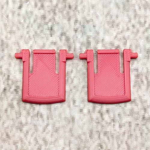 ULEIVA Ersatz Tastaturfüße 1 Paar (2 Stck) kompatibel mit Cherry DW5100 Tastatur Ersatzteil Tastaturständer Keybord Füsse (Rot)