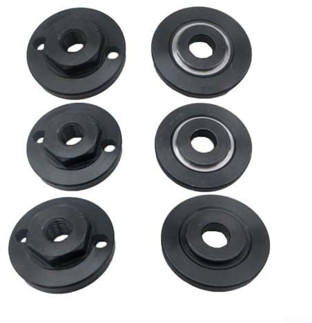Angle Grinder Upgrade Hexagon M10 Outer Flange Nut Set Including Adaptable Press Plates for Different Blade Sizes (M10+20mm)