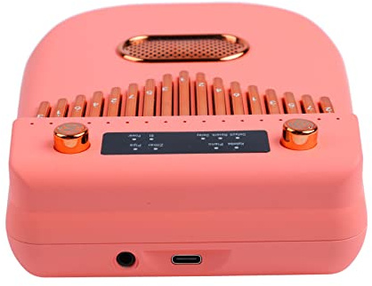 Tragbares Intelligentes Daumenklavier mit 17 Tasten, Elektronisches Kalimba mit Noten für Kinder und Erwachsene, Anfänger, Modi: Kalimba, Klavier, Gitarre, Batterieausgabe (Rosa)