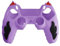 JZ Fire Anti-Slip PS5 Controller Caso, Morbida Gomma Caso Protector Per ps5, Silicone PS5 Controller Cover con Pollice Grip Gaps Lavabile -Purple