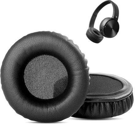 Amélioré/Professionnel Replacement Earpads pour MDR-ZX330BT Compatible avec Sony MDR-ZX330BT MDR-ZX310 MDR-ZX300 Casques d'écoute (Cuir protéiné & Mousse à mémoire)