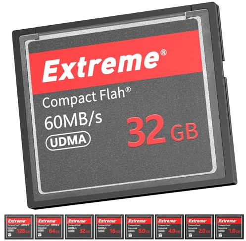 Extreme 32GB Compact Flash Memory Card, Original CF Card for Professional Photographers 300X