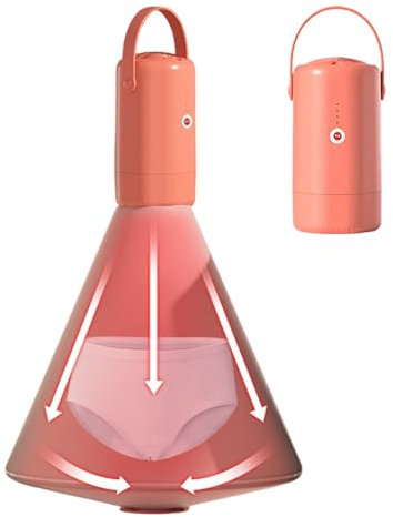 Machine de séchage - séchoir de tumble portable, sèche-linge de 18 cm mini-sèche-linge - sécheuse calme avec des sacs secs pour la chaleur immédiate et la protection de l'humidité, idéal pour les