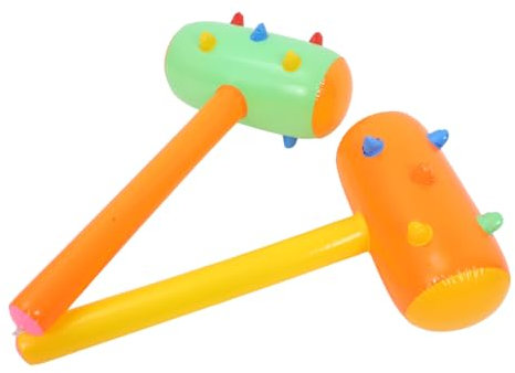 LOPUNER Martillos Inflables Juguetes Divertidos para Niños de Pvc 2piezas de Colores Aleatorios, Seguros y Ligeros Color Aleatorio para Juegos en Casa o Fiestas