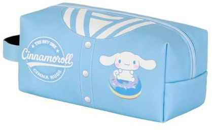 Hello Kitty Cinnamoroll Varsity-Plus Brick Travel Toiletry Bag, Blue, 27 x 13 cm