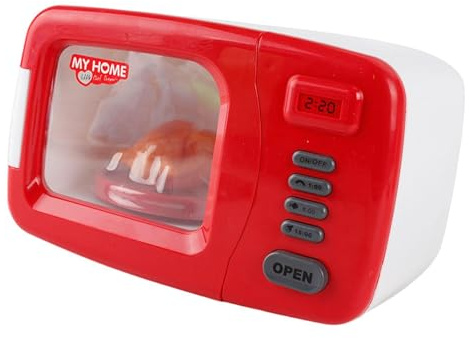 Zambuph Educational Toy Mini Microwave Oven Playset Enhances Cognitive Skills And Family Interaction Through Fun Cooking Experiences Simulation Microwave Oven Playset Educational Toy