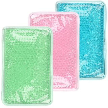 BETOOKY 3 Wiederverwendbare Kühlkompressen mit Gelkissen für Nacken und Rücken Pvc Material Hot Therapie und Kältetherapie für Schmerzbehandlung und Regeneration