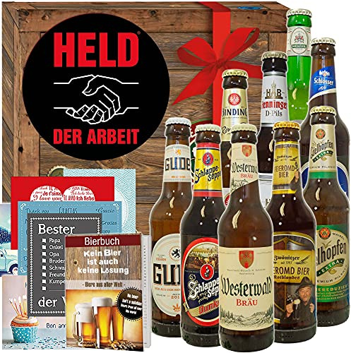 Held der Arbeit - Deutsches Bier Geschenk - Geschenkset Held der Arbeit