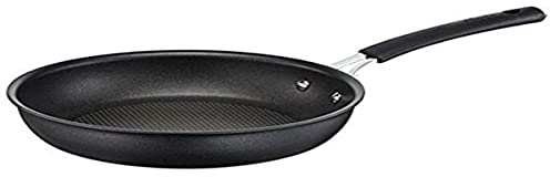 Lagostina 12073040124 Poêle 24 cm Tempra PTFE NM, Noir, fabriqué en France