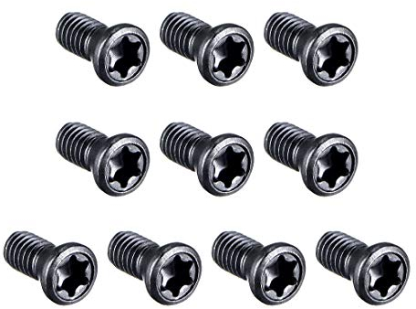 sourcing map M3.5x8mm vis Torx pour remplace Carbure Tour CNC 10pcs acier carbone