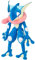 Pokémon Plüsch Kuscheltier Greninja QUAJUTSU 30 cm, Neue Pokemon Spielzeug 2021, Offiziell von Pokemon Lizenziert