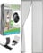 ARCOL Zanzariera Magnetica 140x240 cm Premium in Fibra di Vetro - Stop Zanzare in 3 Min., Rete Ultra-Fine Anti-Insetti, Chiusura Automatica con Magneti & Pesi, Nastro a Strappo Extra-Largo (Grigio)