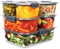 Sistema Brilliance 6 Piece Food Storage Set with Lids, Plastic