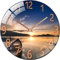 SWECOMZE Wandnuhr mit Geräuscharmes,12 Zoll 30cm Wand Uhr,Wanduhr Lautlos, Galaxie Sternenhimmel Wall Clock Home Decor für Wohnzimmer Kinderzimmer (Stil C)