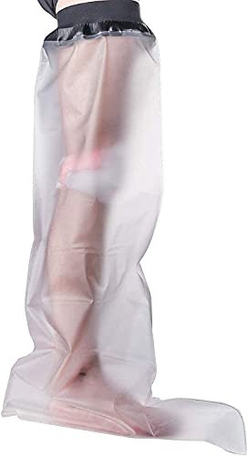 HKF HO KI HO Protezione Doccia Gamba, Protezione Impermeabile Gesso Gamba per Adulti,Protezione Gesso Doccia Mantieni le Ferite e le Bende Asciutte-Integrale Gamba 78 cm