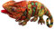 The puppet Company - Große Kreaturen – Chamäleon-Handpuppe (orange)