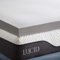 LUCID Memory Foam Matratzen Topper 135x190cm mit Bambuskohle, 7,5 cm dicke Matratzenauflage 135 x 190 cm