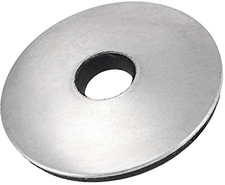 sourcing map Collé étanchéité Rondelles 25x6.3x2.8mm Inox Acier EPDM Caoutchouc à Dos Vis Joint Paquet de 50