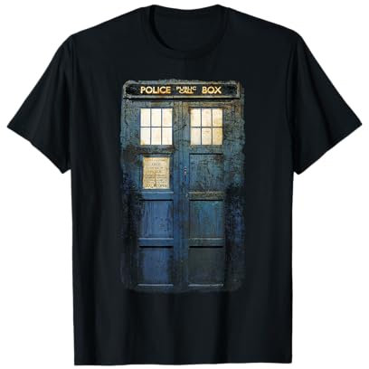 Cosplay Tardis Distressed Time-Traveller Sci-Fan T-Shirt