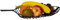 QUVIO Obstschale in Form eines Blattes - Obstkorb - Obstschale schwarz - Servierschalen - Präsentationsschalen - Stahl - 17 x 39 x 5 cm (lxbxh) - Schwarz