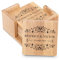 Maverton Set de 6 sous-Verres personnalisés pour Couples - Bois de Bambou - 7,7 cm x 7,7 cm - pour Une Tasse de café ou thé - Couleur Naturelle - pour Anniversaire - Ensemble