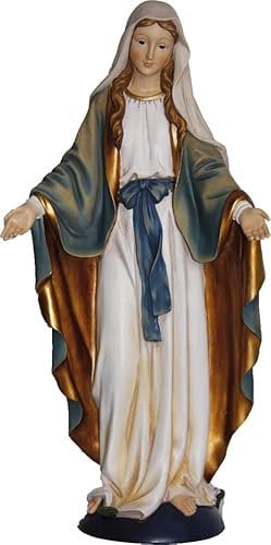 dekoprojekt Heiligenfigur Madonna Immaculata BL/W 13,5 cm