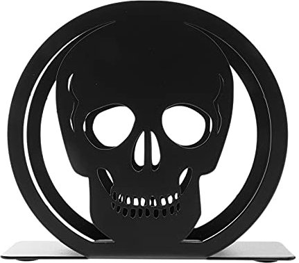 - Serviettenhalter Halloween- Thema Serviettenhalter mit Ausgeschnittenem - Design Dekorativer Schwarzer Papierserviettenhalter aus Eisen Papierserviettenhalter für