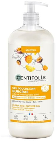 Centifolia Gel Douche Surgras Bio Fruits Exotiques 1l