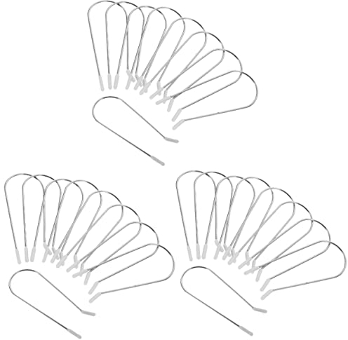 FRCOLOR 48stücke Teiliges Hot Curler Clips Ersatz Für Heißwickler Hitzebeständig U-förmige Haarklammern Für Salon Und Zuhause Für Und Schonen Haar