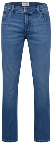 Wrangler Texas Herren-Stretchjeans - Herrenjeans Regular Fit Authentic Straight (W34/L32, Sweet Talker)