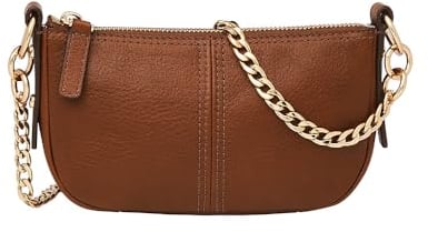 Fossil Mini Baguette Crossbody Jolie für Damen LiteHide™-Leder, ZB1906200