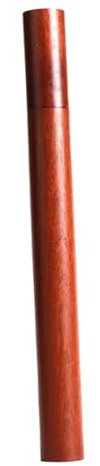predolo Contenedor de Almacenamiento de Varillas de Incienso, Recipiente de Incienso de con Tapa, Tubo de Incienso Marrón de Viaje, Decoración del, 24.5X2.3cm, Individual