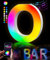 LED Buchstaben Lichter Alphabet - LED Brief Licht mit USB-Netzteil，APP-Kontrolle Musik Sync Dimmbar für Geburtstag Weihnachten Hochzeit Party Valentinstag & Festival Dekoration (O)