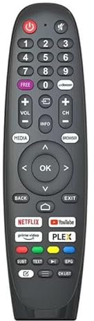 Télécommande pour Smart-Tech Edenwood ED32A04HD-EL ED40A00FHD-EL Edenwood ED50A03UHD-EL ED65A04UHD-EL Qilive 600129874/Q32H231 Q43US231