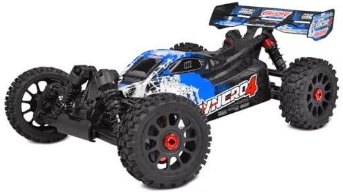 Corally RC Auto Syncro-4 RTR Blau 4WD 1:8 Buggy 3-4S Brushless Power - No Battery No Charger