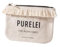Purelei® Stylisches Kosmetiktäschchen – Beige mit Fransen, Lotusstickerei & goldenem Reißverschluss