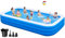 Piscina inflable grande con bomba, 130 x 72 x 22 pulgadas, piscina inflable de tamaño completo para adultos, piscina gruesa para patio trasero familiar, césped de verano