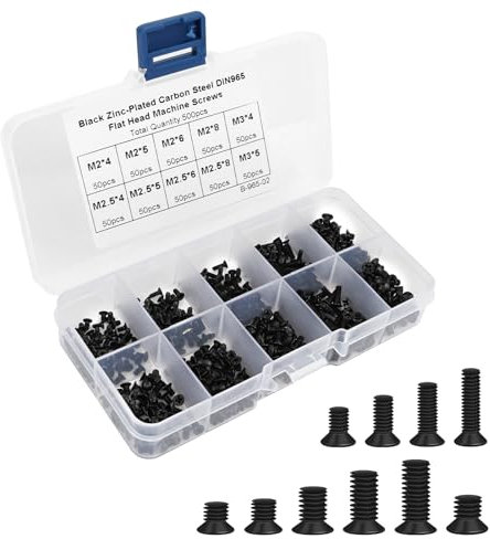 500 Pezzi viti per computer portatile M2 M2.5 M3,Viti per Computer Portatili PC,Micro Set Viti,Viti Piccole,Set di Mini Viti per Riparazione PC Universale SSD,Accessori di Riparazione